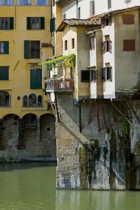 Framed Print : Ponte Vecchio (1345), Florence (Firenze), UNESCO World Heritage Site, Tuscany, Italy