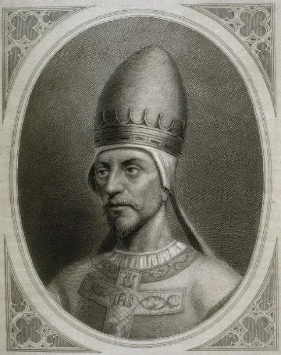Framed Print : Pope Saint Gregory VII (c. 1015  /  1028-1085), born Hildebrand of Sovana. Pope from April 22