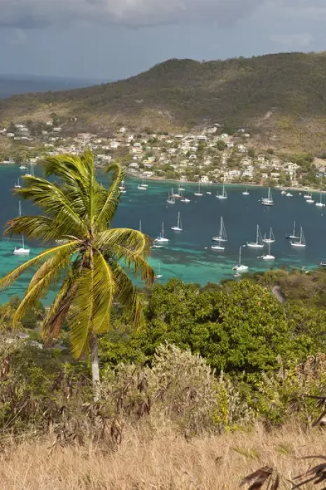 Framed Print : Port Elizabeth harbour, Bequia, St. Vincent & The Grenadines