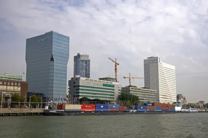 Framed Print : The Port of Rotterdam, Netherlands