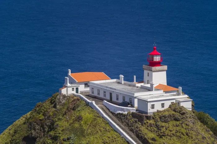 Framed Print : Portugal, Azores, Santa Maria Island, Ponta do Castelo lighthouse Framed Print : Portugal, Azores, Santa Maria Island, Ponta do Castelo lighthouse