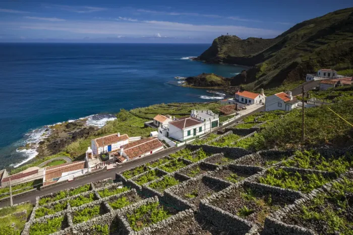 Framed Print : Portugal, Azores, Santa Maria Island, Maia