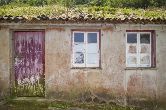 Framed Print : Portugal, Azores, Sao Miguel Island, Porto Formoso fishing shacks Framed Print : Portugal, Azores, Sao Miguel Island, Porto Formoso fishing shacks