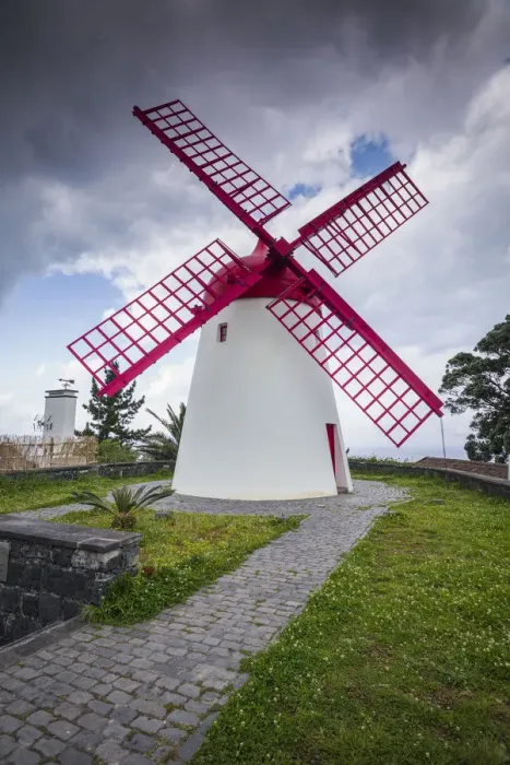 Framed Print : Portugal, Azores, Sao Miguel Island, Pico Vermelho