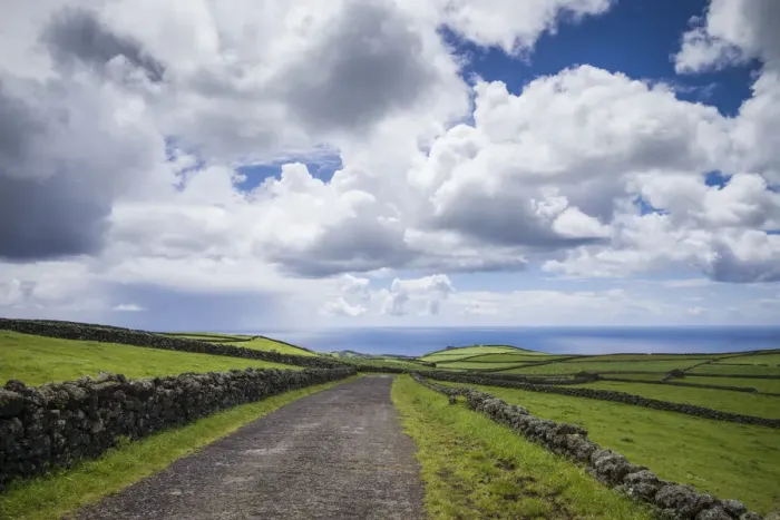 Framed Print : Portugal, Azores, Terceira Island, Serra do Cume. Stone wall Framed Print : Portugal, Azores, Terceira Island, Serra do Cume. Stone wall
