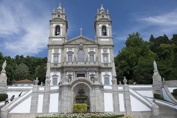 Portugal, Braga, Tenoes, Portuguese pilgrimage site, Bom Jesus do Monte