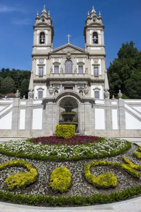 Framed Print : Portugal, Braga, Tenoes, Portuguese pilgrimage site, Bom Jesus do Monte