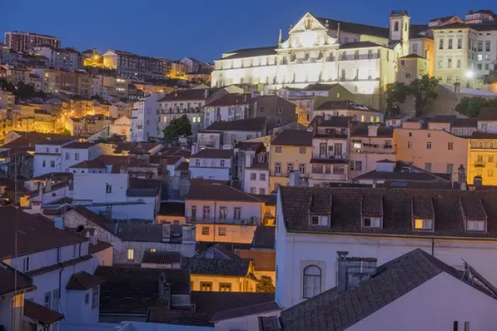 Framed Print : Portugal, Coimbra. Hillside view of houses and the University of Coimbra neighborhood Framed Print : Portugal, Coimbra. Hillside view of houses and the University of Coimbra neighborhood