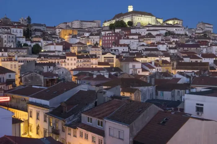 Framed Print : Portugal, Coimbra. Hillside view of houses and the University of Coimbra neighborhood Framed Print : Portugal, Coimbra. Hillside view of houses and the University of Coimbra neighborhood