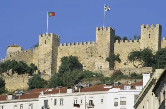 Framed Print : Portugal, Lisbon. Castelo de Sao Jorge