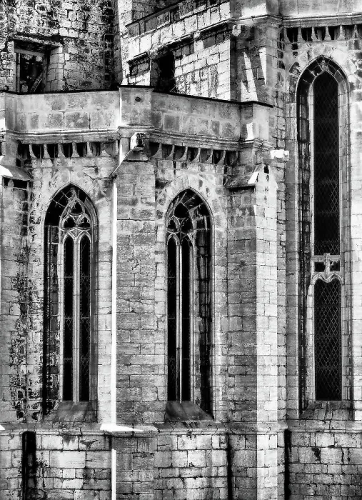 Framed Print : Portugal, Lisbon. Ruins of the 14th-15th century Gothic church Igreja do Carmo in Chiado