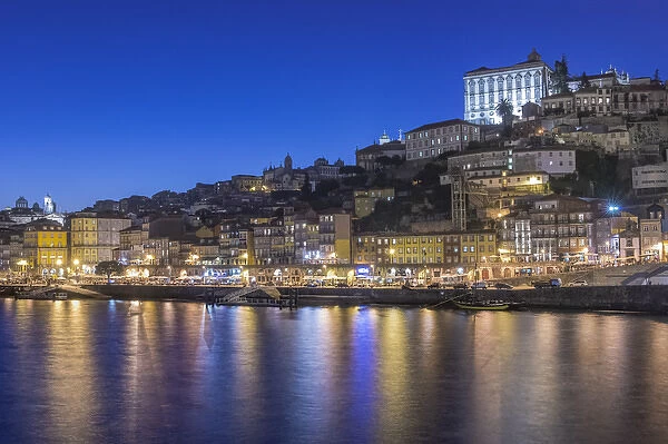 Portugal, Porto, Douro Waterfront Twilight