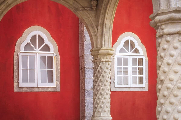 Portugal, Sintra. Pena National Palace interior