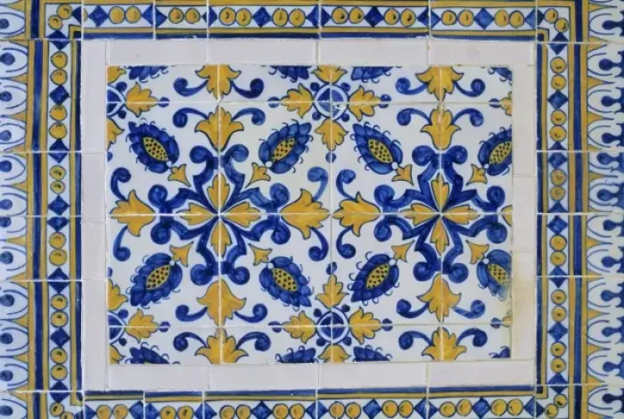 Framed Print : Portugal, Tomar, Convento de Cristo, Azulejo painted tiles Framed Print : Portugal, Tomar, Convento de Cristo, Azulejo painted tiles