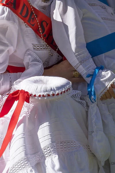 Portugal, Tomar, Santarem District. Festa dos Tabuleiros (Trays Festival), an ancient