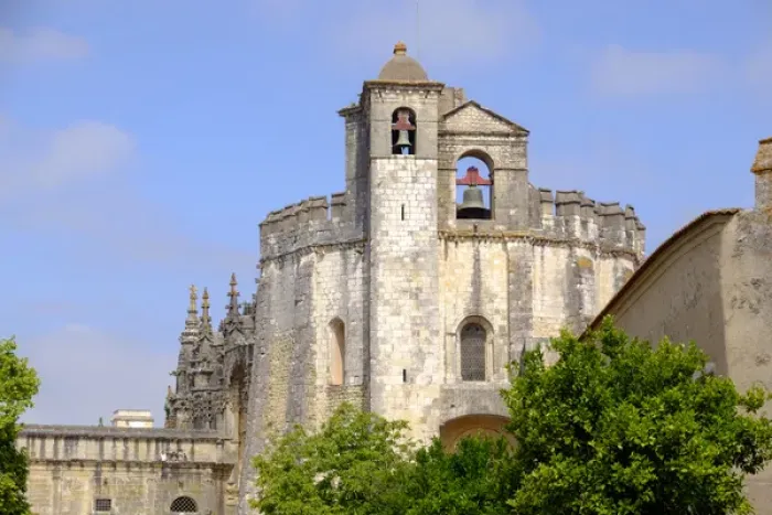 Framed Print : Portugal, Tomar. Tomar Castle, Knights of the Templar fortress, castle and convent