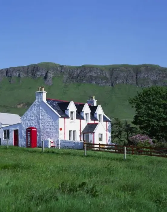 Framed Print : Post Office, Linicro, Isle of Skye, Highlands, Scotland