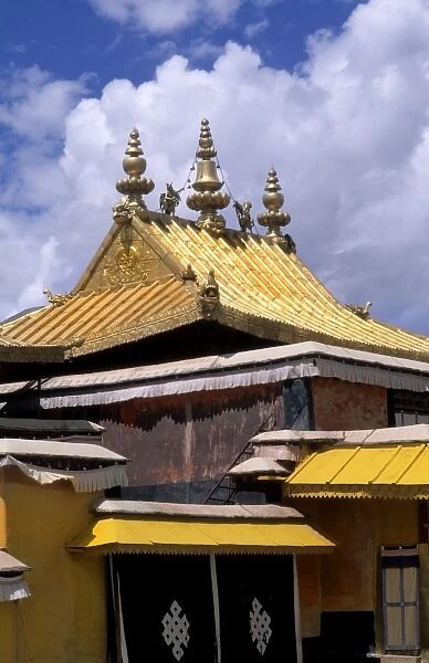 Potala Palace in capital city of Lhasa Tibet China