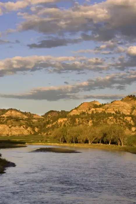 Framed Print : The Powder River badlands south of Broadus Montana
