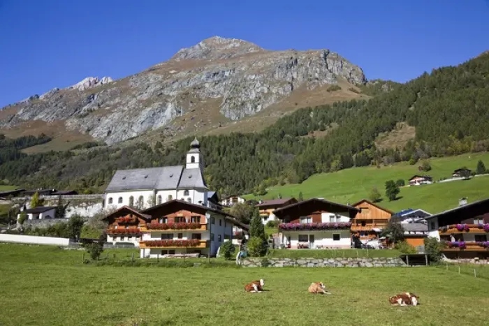 Framed Print : Praegraten in Eastern Tyrol Europe, central europe, austria, East Tyrol, October