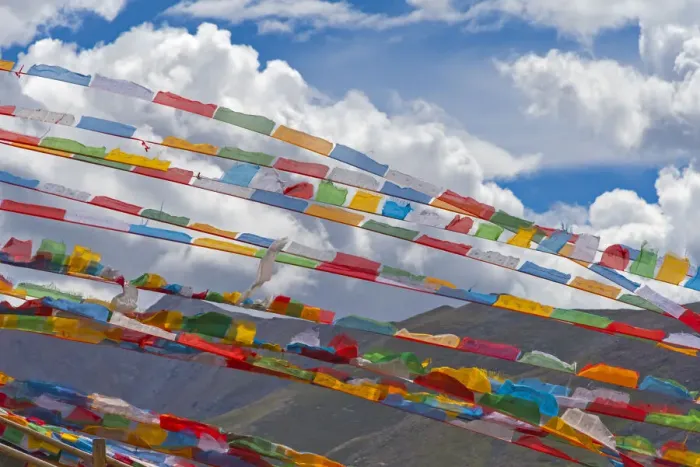 Framed Print : Prayer flags in Simila Mountain, Gyantse County, Tibet, China Framed Print : Prayer flags in Simila Mountain, Gyantse County, Tibet, China