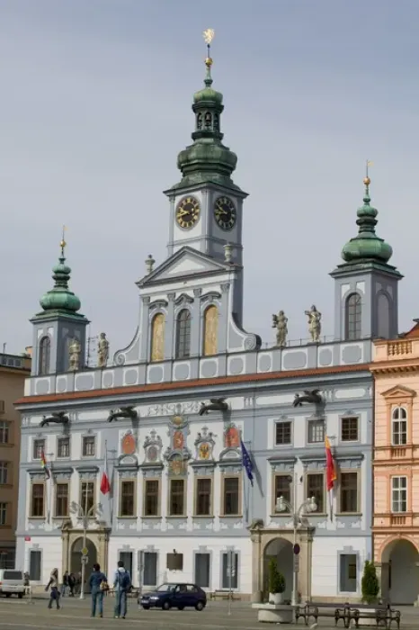 Framed Print : Premysl Otakar II square, Czech Republic, Ceske Budejovice