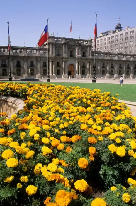 Framed Print : The Presidential Palace in Santiago, Chile. chile, chilean, chiano, south america