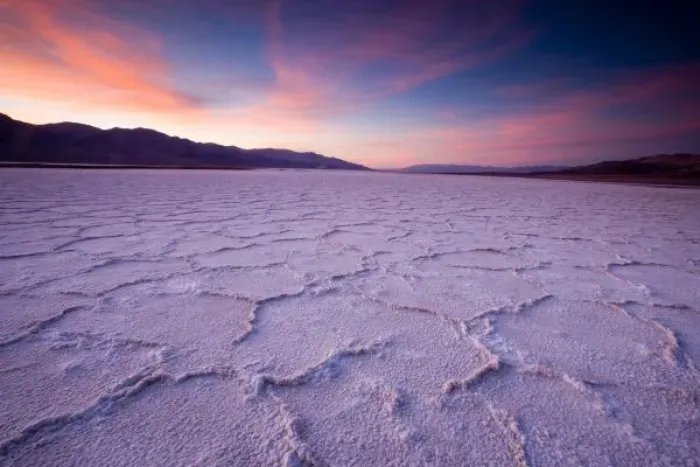 Framed Print : Pressure ridges in the salt pan near Badwater, Death Valley N. P. California Framed Print : Pressure ridges in the salt pan near Badwater, Death Valley N. P. California