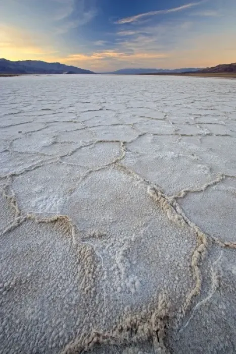 Framed Print : Pressure ridges in the salt pan near Badwater, Death Valley N. P. California Framed Print : Pressure ridges in the salt pan near Badwater, Death Valley N. P. California