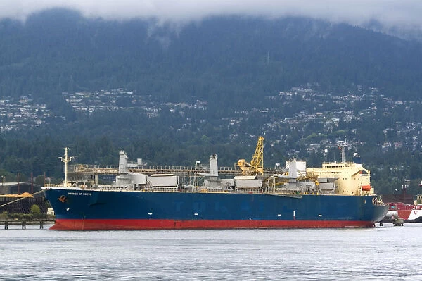 Prince of Tokyo freighter at Port Vancouver in British Columbia, Canada