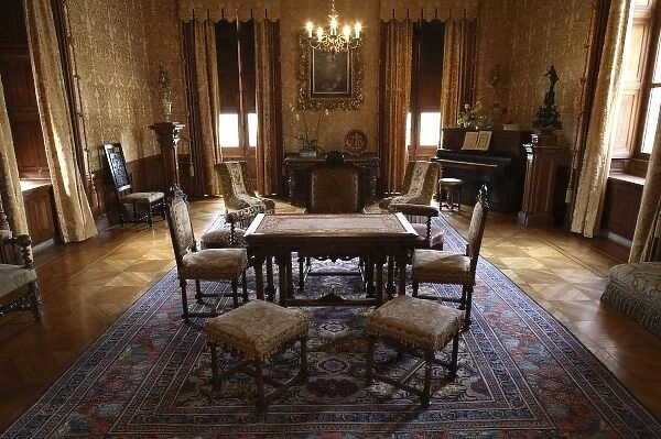 The Princesses Drawing Room in Chateau de Chaumont-Sur-Loire. Chaumont-Sur-Loire
