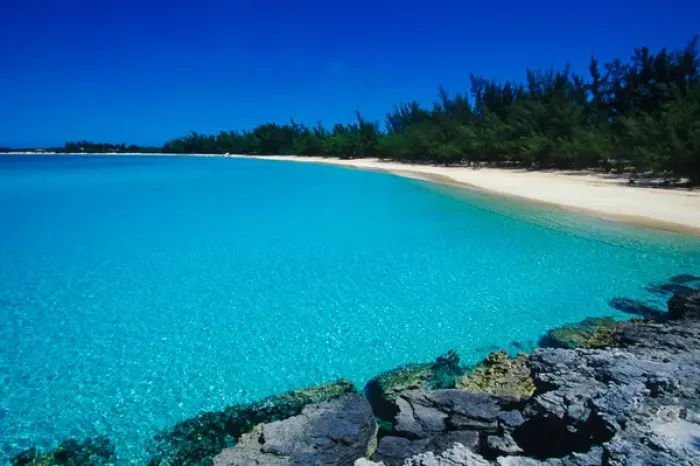 Framed Print : Pristine beach, Fernandez Bay, Cat Island, Bahamas Framed Print : Pristine beach, Fernandez Bay, Cat Island, Bahamas