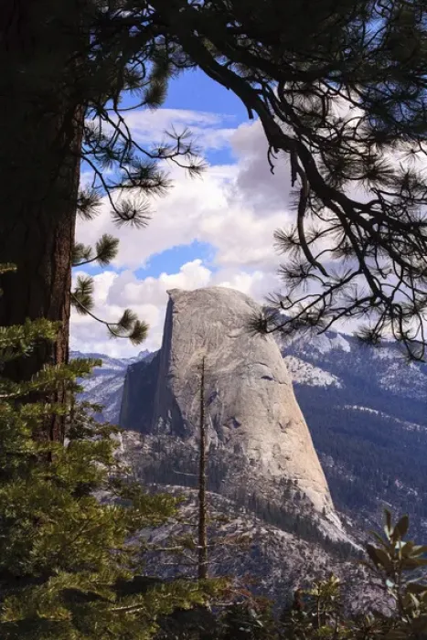 Framed Print : Profile of Half Dome from Glacier Point. Yosemite, California, US Framed Print : Profile of Half Dome from Glacier Point. Yosemite, California, US