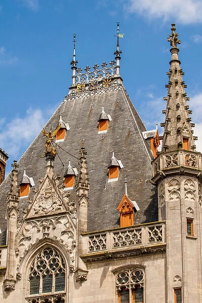 Provincial Court in The Markt or Market Square, Bruges, West Flanders, Belgium