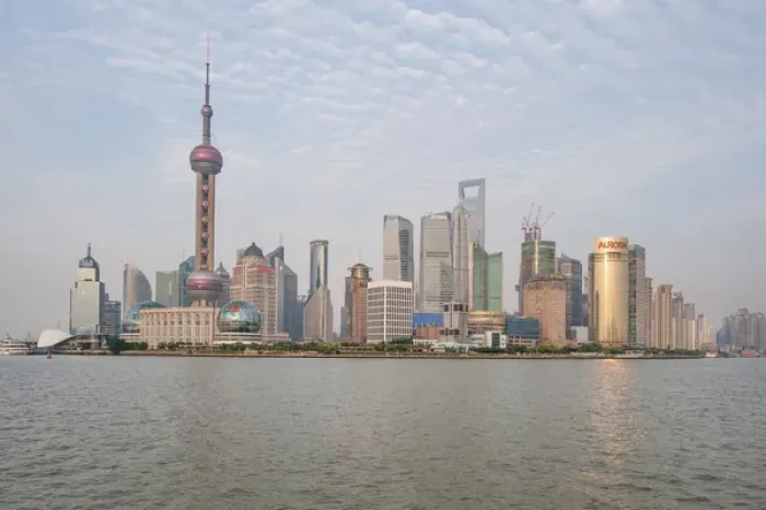 Framed Print : Pudong district Shanghai, China