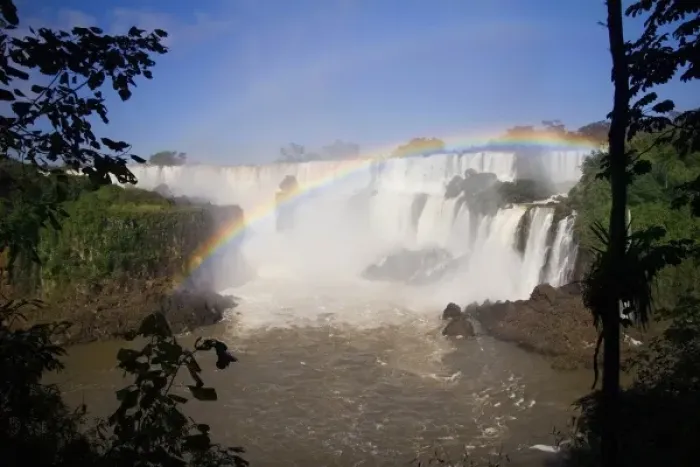 Framed Print : Puerto Iguazu, Argentina. The breathtaking waterfalls of Puerto Iguazu and Foz de Iguazu (Brazil) Framed Print : Puerto Iguazu, Argentina. The breathtaking waterfalls of Puerto Iguazu and Foz de Iguazu (Brazil)