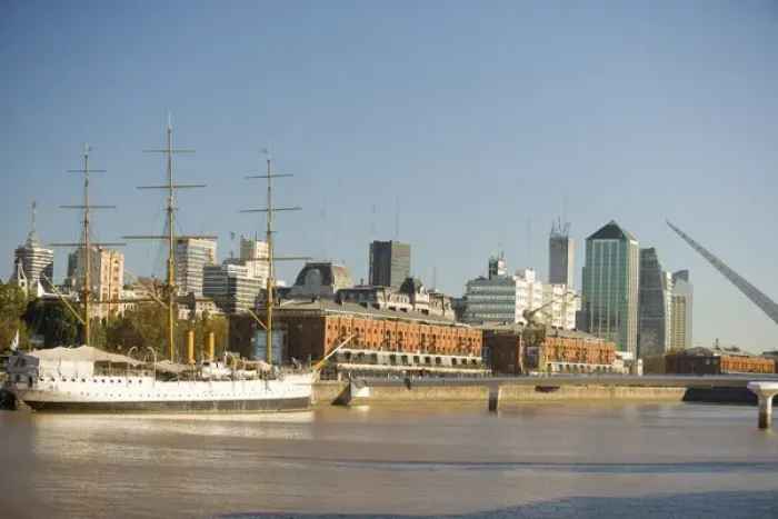 Framed Print : Puerto Madero Waterfront, Buenos Aires, Argentina