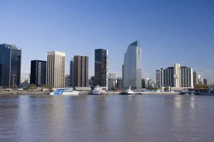 Framed Print : Puerto Madero Waterfront, Buenos Aires, Argentina