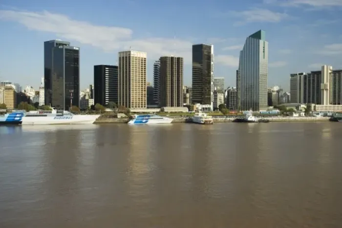 Framed Print : Puerto Madero Waterfront, Buenos Aires, Argentina