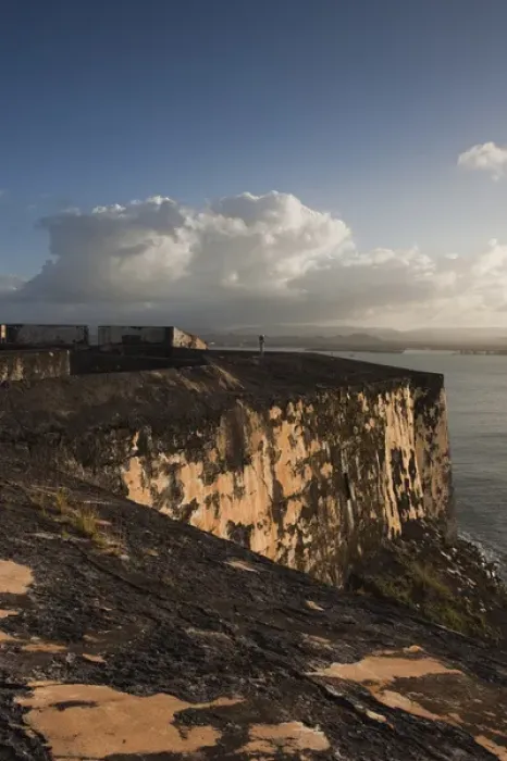 Framed Print : Puerto Rico, San Juan, Old San Juan, San Felipe del Morro Fort, fortress walls Framed Print : Puerto Rico, San Juan, Old San Juan, San Felipe del Morro Fort, fortress walls