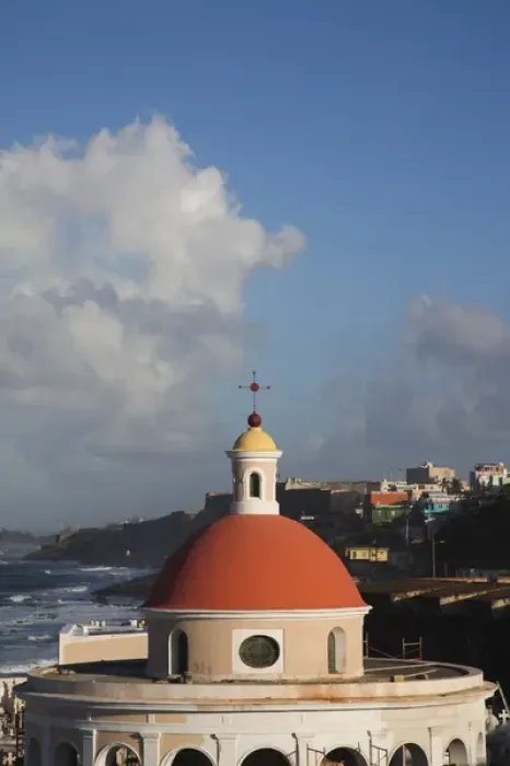 Framed Print : Puerto Rico, San Juan, Old San Juan Cemetery