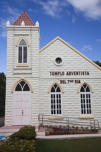 Puerto Rico, South Coast, Ensenada, Seventh Day Adventist church