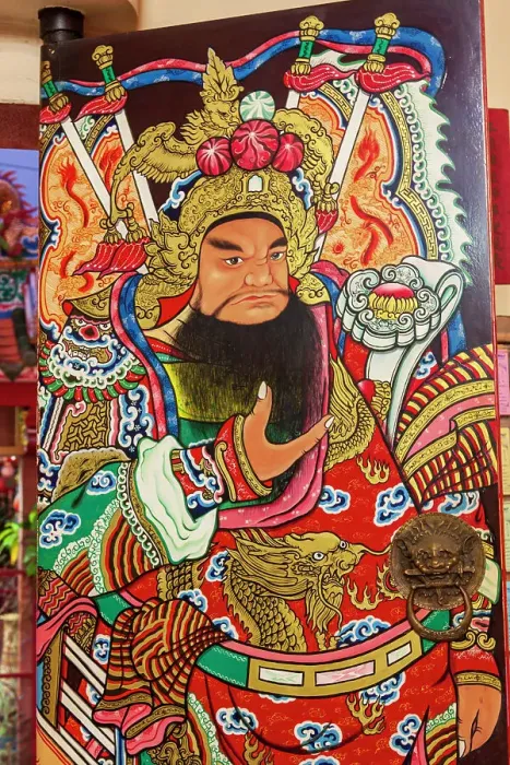 Framed Print : Pung Tao Gong Ancestral Temple, Chiang Mai, Thailand