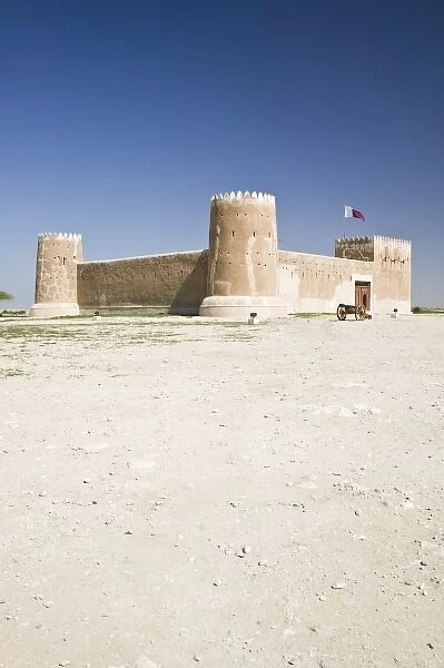 Qatar, Al Zubarah. Al-Zubarah Fort (b. 1938) now the Al-Zubarah Regional Museum