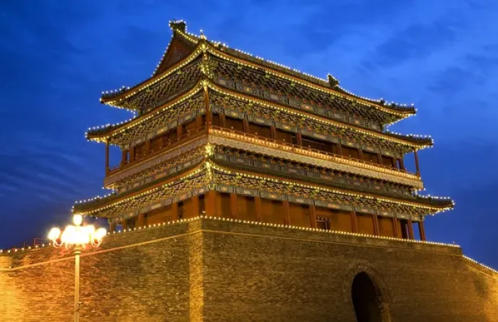 Framed Print : Qianmen Gate Zhengyang Men Looking at Arrow Tower Tiananmen Square Beijing, China Framed Print : Qianmen Gate Zhengyang Men Looking at Arrow Tower Tiananmen Square Beijing, China