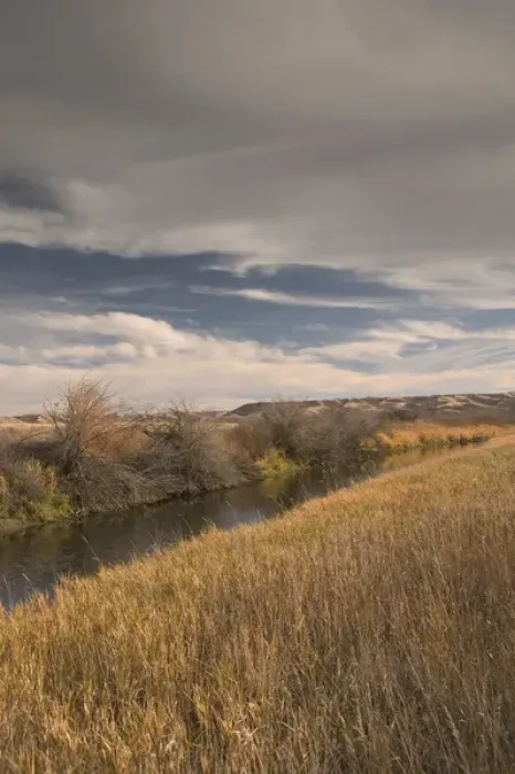 Framed Print : 02. Canada, Saskatchewan, Craven: Qu Appelle Valley Area Qu Appelle River Landscape