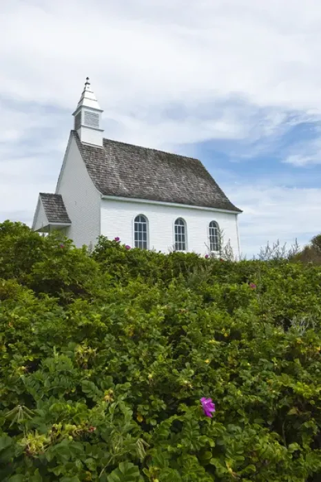 Framed Print : Quebec, Canada. Chapel on the beach, Port au Persil Framed Print : Quebec, Canada. Chapel on the beach, Port au Persil