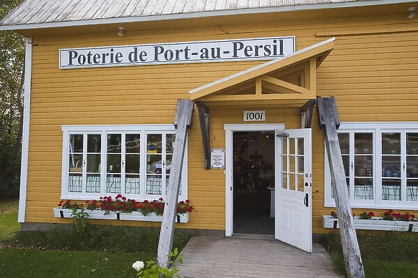 Quebec, Canada. Poterie de Port au Persil, Sainte Simeon