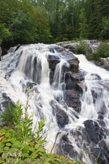 Framed Print : Quebec, Canada. Waterfalls near Colombier Framed Print : Quebec, Canada. Waterfalls near Colombier