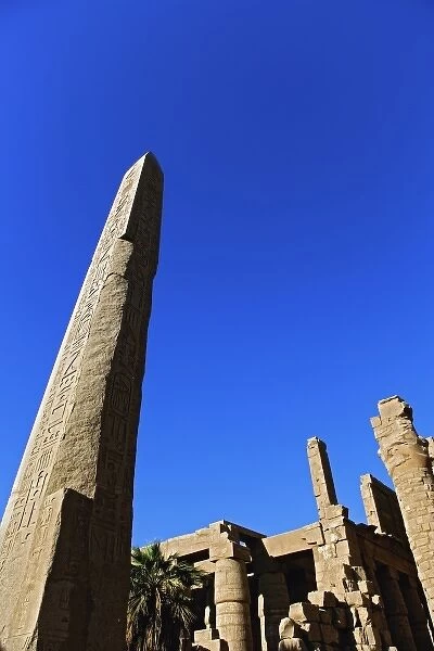 Queen Hatshepsut Obelisk, Temple of Karnak located at modern day Luxor, or ancient Thebes